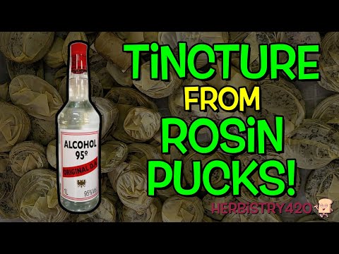 Rosin Puck Tincture (QWET Method) — Complete Step-by-Step Guide