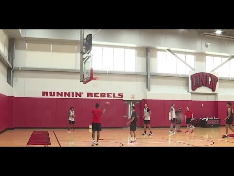 UNLV Runnin' Rebels hold first 2021 season practice