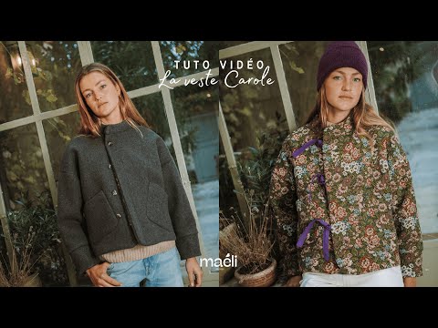 Video tutorial for assembling the Carole jacket - Maéli