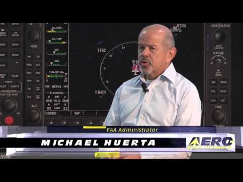Aero-TV: FAA Administrator Huerta at Redbird 2015 - Flight Training & Simulators