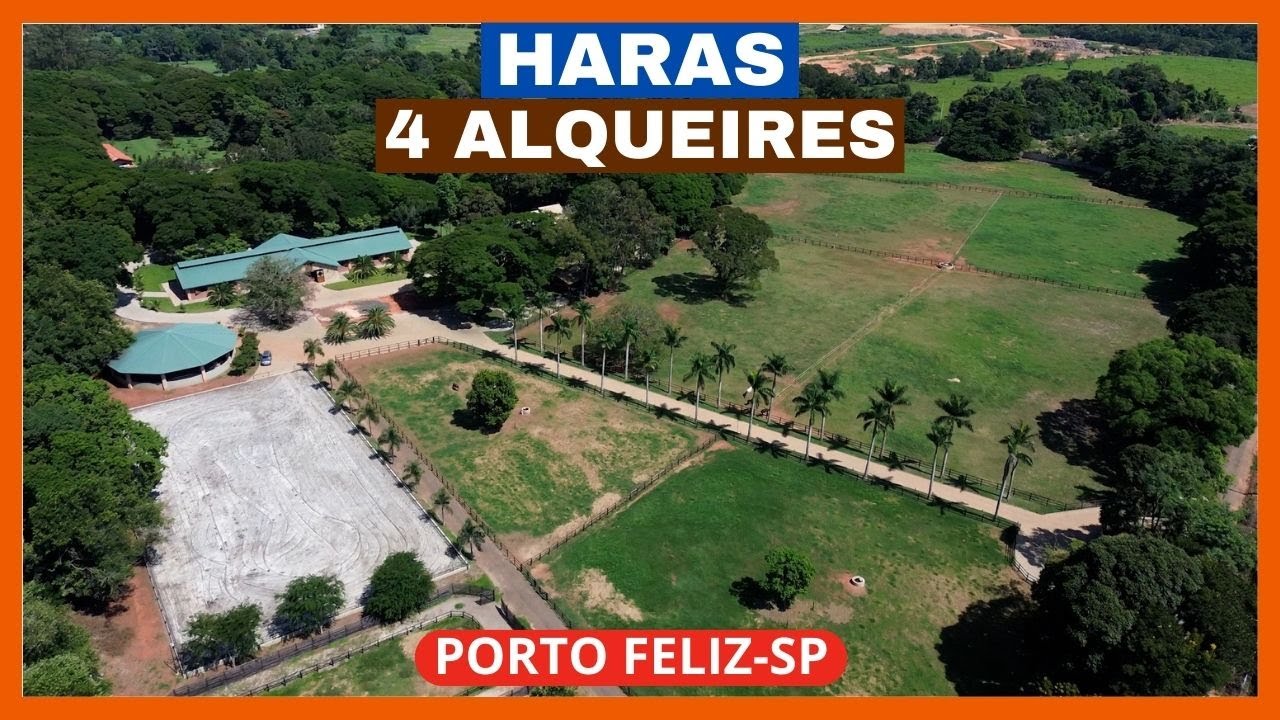 Haras de 4 alqueires à venda em Porto Feliz-SP.