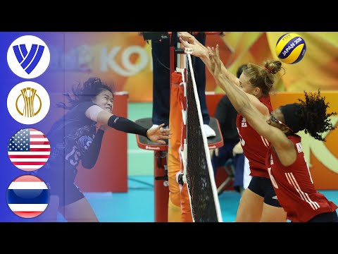 Волейбол USA vs. Thailand — Full Match | Women's Volleyball World Championship 2018