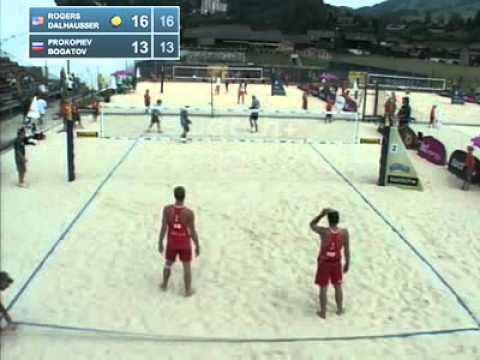 Rogers-Dalhausser USA vs. Prokopiev-Bogatov RUS Pool M Grand Slam Gstaad WORLD TOUR 2011