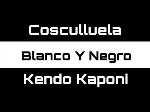 Cosculluela x Kendo Kaponi - Blanco y Negro (Audio Oficial)