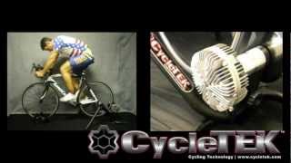 CycleTEK Momentum1 Indoor Fluid Cycling Trainer CycleTEK trainer feature video. CycleTEK Momentum1 Indoor Fluid Cycling Trainer CycleTEK trainer feature video.