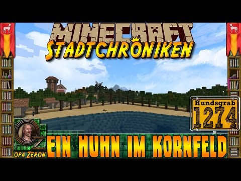 Minecraft #1274 -Stadtchroniken- Ein Huhn im Kornfeld [HD+Deutsch]