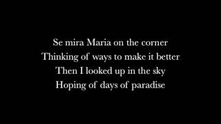 Santana - Maria maria (ft. The Product G&amp;B) Lyrics