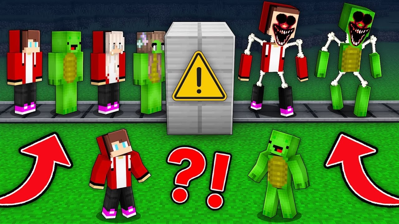 マイゼンとマイキー、マインクラフトで怖い家族を作る布を発見！