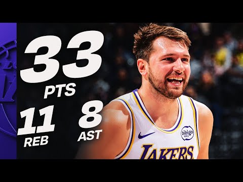 Luka Dončić Drops 33 PTS, 11 REB & 8 AST vs Jazz | November 23, 2025