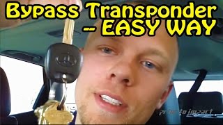 Transponder Chip Key Bypass How To For Any Car