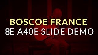 Video thumbnail for SE A40E | Slide Demo by Boscoe France | PRS Guitars by PRS Guitars