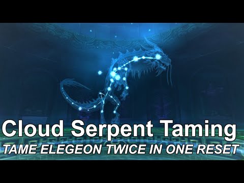 How to get Cloud Serpent taming and tame Elegon twice in the Shadowlands Pre-Patch (9..0.1)