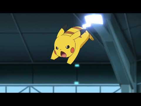 Pikachu Vs Electivire - Ash Vs Volkner - English Dub