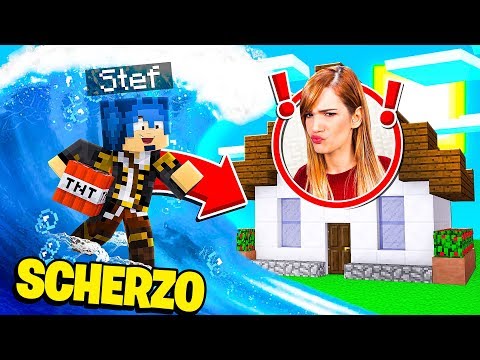 FACCIO UNO SCHERZO ALLA MIA RAGAZZA SU MINECRAFT! *DIVERTENTE*