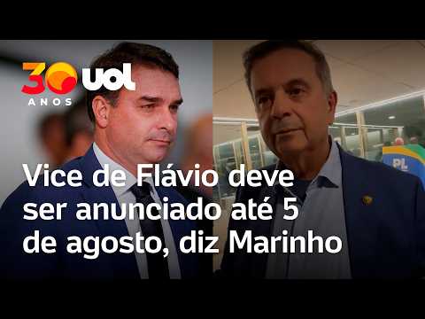 Flávio Bolsonaro deve anunciar vice até dia 5 de agosto; Daniella Marques é cotada, diz Marinho