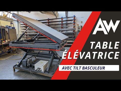 Les tables élévatrices avec tilt basculeur d'Actiwork répondent aux besoins des maroquineries et tanneries 