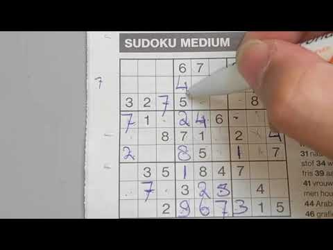 Only what you need is a pencil to solve this sudoku. (#790) A Medium Sudoku puzzle. 05-12-2020