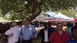 preview picture of video 'Permanent Secretary inaugurates classrooms in Ruacana'