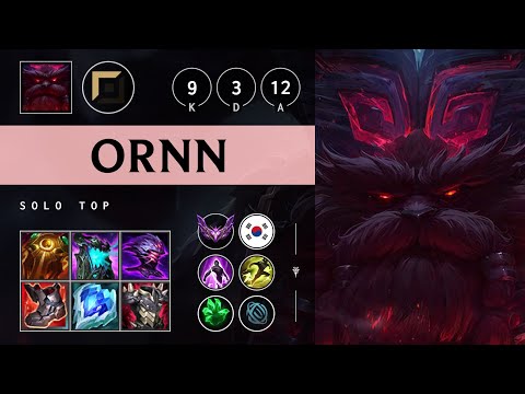 Ornn Top vs Camille - KR Master Patch 25.12