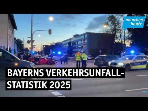 Bayerns Verkehrsunfall-Statistik 2025: Mehr Unfälle, mehr Unfalltote, aber weniger Schwerverletzte