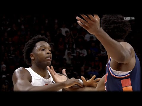 OG Anunoby and Joel Embiid Heated Altercation in Game 4