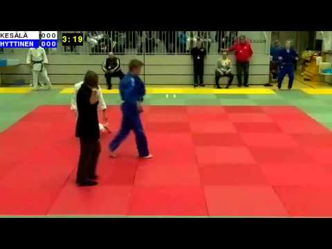 Judo U18 SM 2014: P18-66: KESÄLÄ - HYTTINEN
