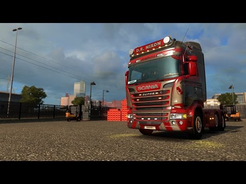 Euro Truck Simulator 2 - Scania R490 - D.R. Nixon Transport VTC - Drive along