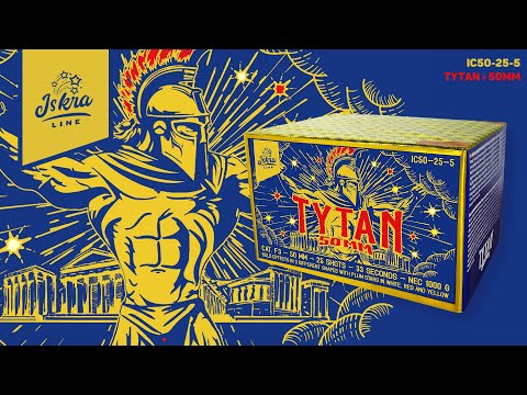 Tytan – IC50-25-5 – XXL Battery Fireworks Cat. F3 [ NEW 2026 ] 🎇