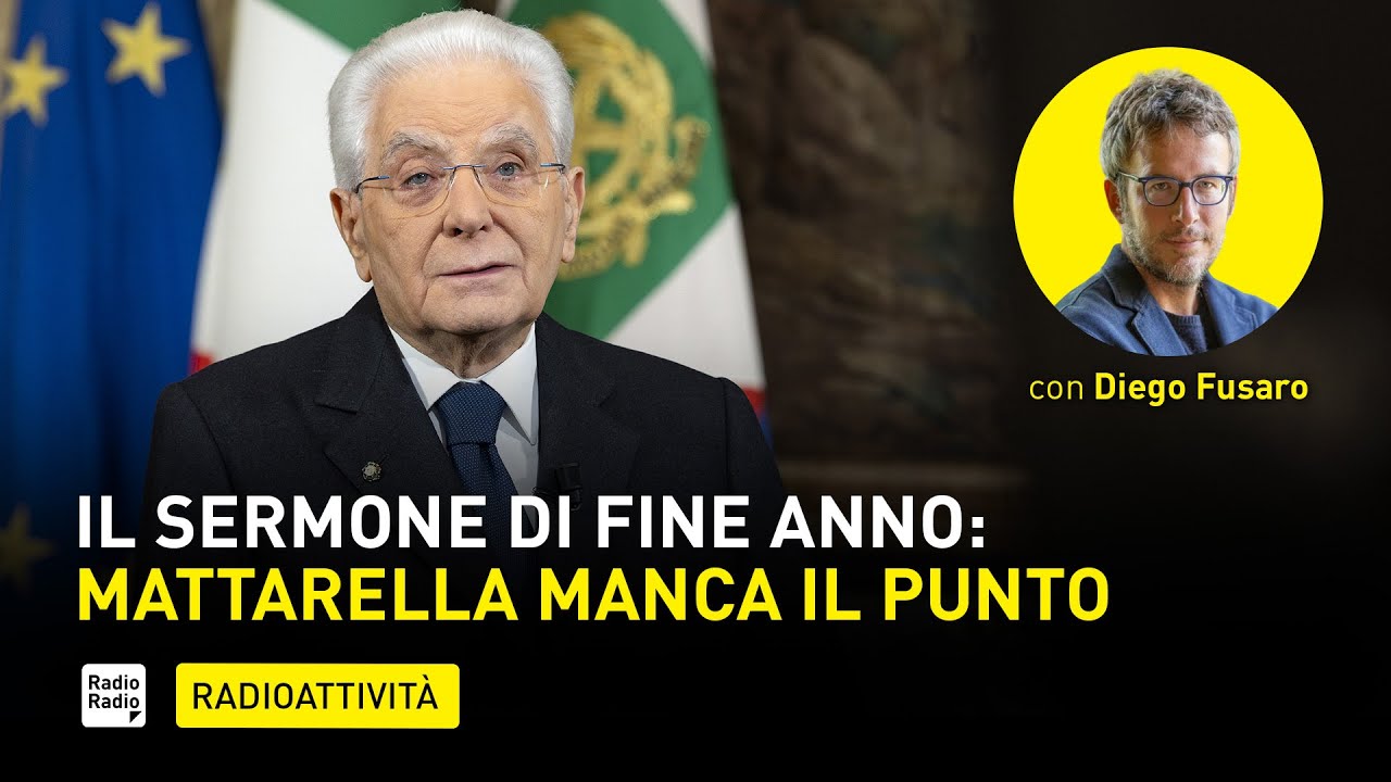 Fine anno al Quirinale: molta retorica, pochi contenuti