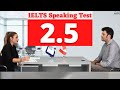 IELTS Speaking Test Band Score 2 5