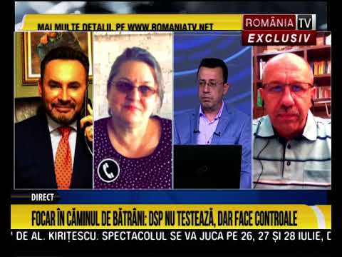 Victor Ciutacu, 21 iul, ora 22 Focar în căminul de bătrâni, DSP nu testează