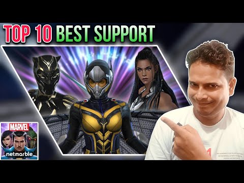 TOP 10 best support character in mff | marvel future fight