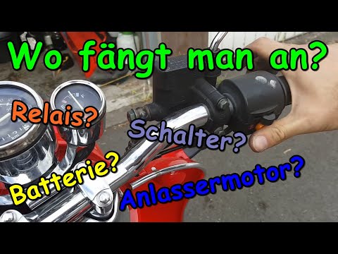 E-Starter funktioniert nicht? Roller startet nur mit Kickstarter? Fehleranalyse, Ursachen, Lösungen