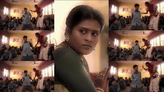 Teacher caning in knee down 