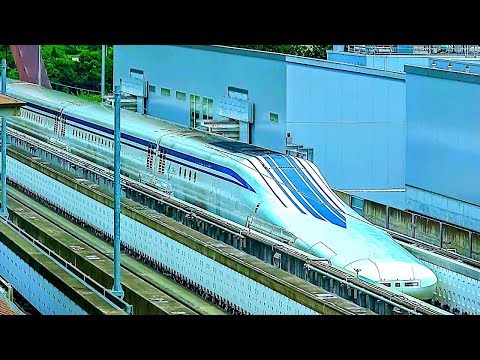 Railway. Super Fast Japan's Shinkansen Maglev Bullet Train / 超高速日本の新幹線 / Самый быстрый поезд в мире Video