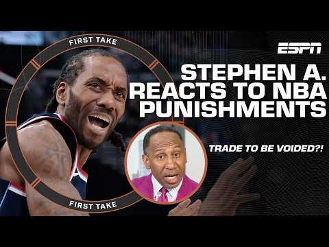 Stephen A. calls for Kawhi's trade to be voided 👀 'BE STUCK WITH THE CLIPPERS!' 🗣️ | First Take