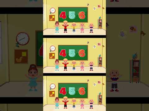 Zahlenlied ♫ ZAHLEN BIS 10 ♫ Kinderlieder #shorts