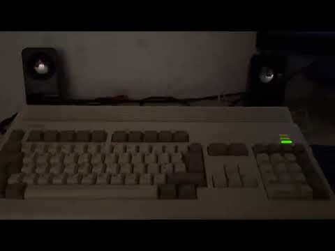 Axel F on Protracker 3.61 Amiga A1200