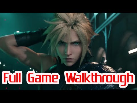Final Fantasy 7 Remake Full Game Walkthrough No Commentary 4K