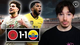 A Physical World Cup Tune Up Game | Ecuador 1 Morocco 1 Reaction