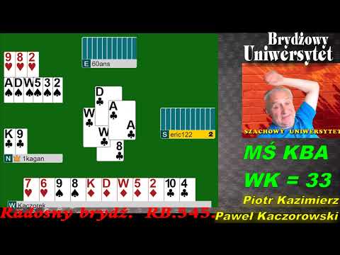 Radosny Brydż RB.545.