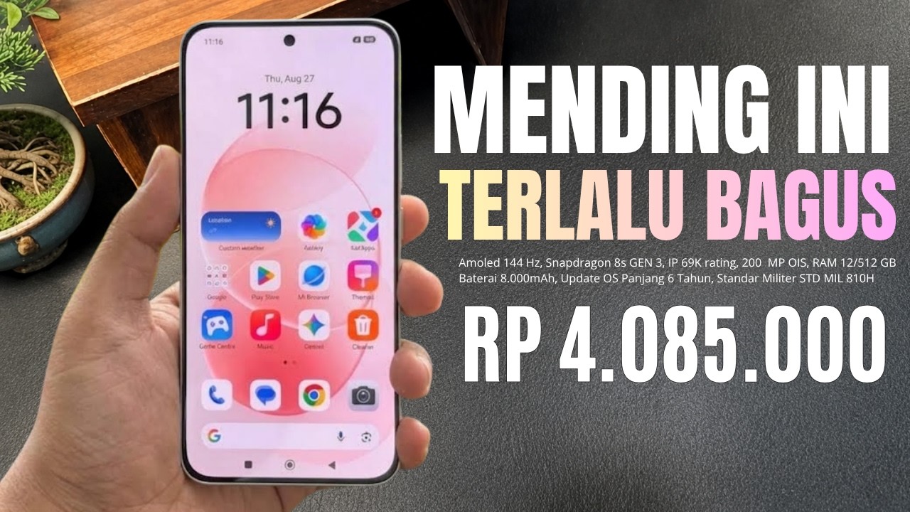 FIX INI PALING SEMPURNA‼️RAM 12/512 GB, 8000MAH - HP 4 JUTAAN TERBARU DAN TERBAIK SEPTEMBER 2026