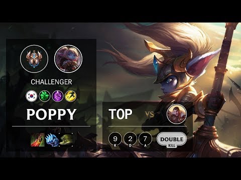 Poppy Top vs Jayce - KR Challenger Patch 10.10