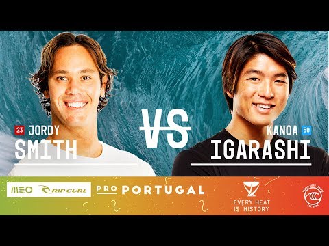 Jordy Smith vs. Kanoa Igarashi - Semifinals, Heat 1 - MEO Rip Curl Pro Portugal 2019