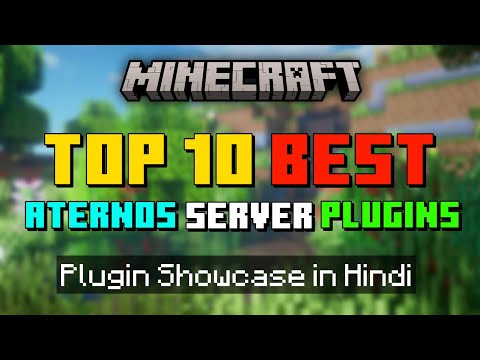 Top 10 Best Aternos Plugins For your Minecraft Server 1.20+ | in Hindi