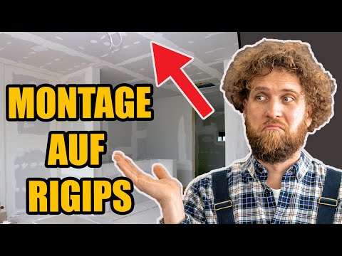 Lampe auf Gipskarton montieren - die BESTE Methode