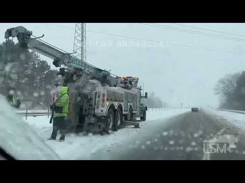 02-03-2022 Akron, OH - Major Storm Causes Accident on I-76