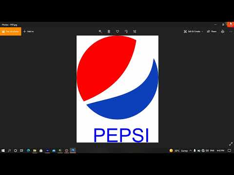 How to create a pepsi logo on Corel draw