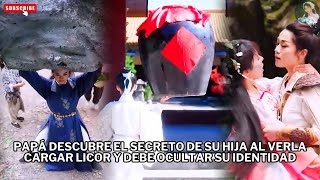 Papá descubre el secreto de su hija al verla cargar licor y debe ocultar su identidad #películas