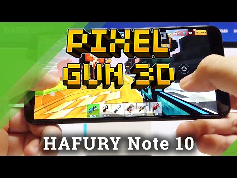 Pixel Gun 3D on HAFURY Note 10 – Pixel Gun 3D Test